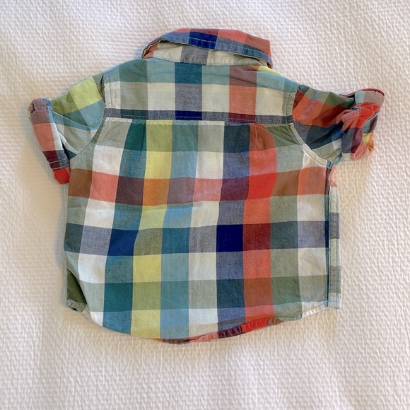 Baby Boy Summer Shirt Bundle - Gap - Zara Baby - Carter’s - Size 3-6 Months - Picture 8 of 8